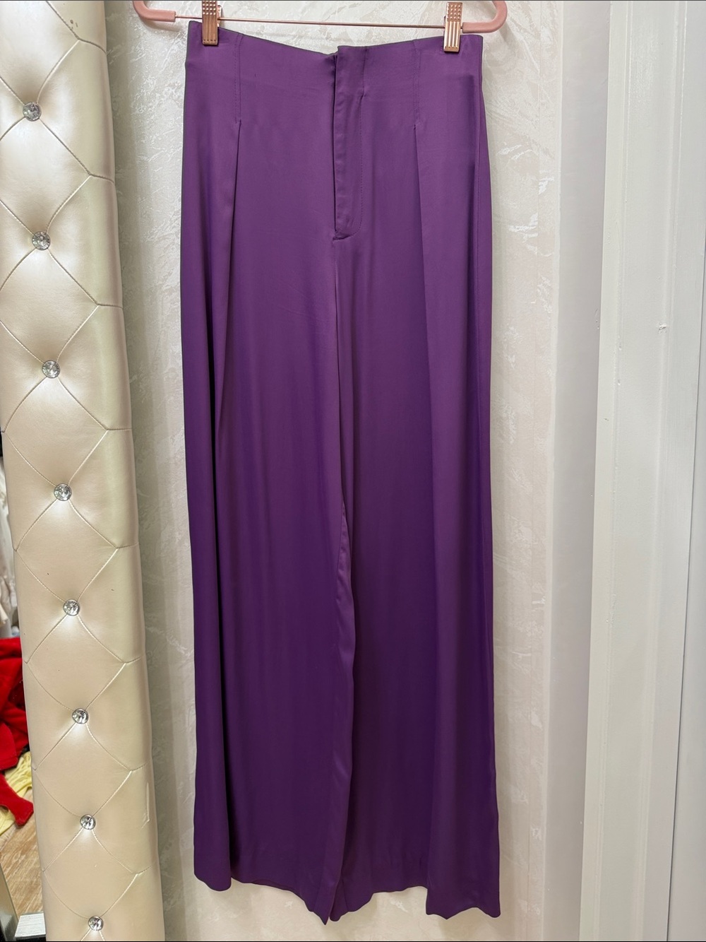 Zara Satin Effect Trouser